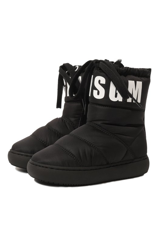 

Утепленные полусапоги MSGM kids, Чёрный