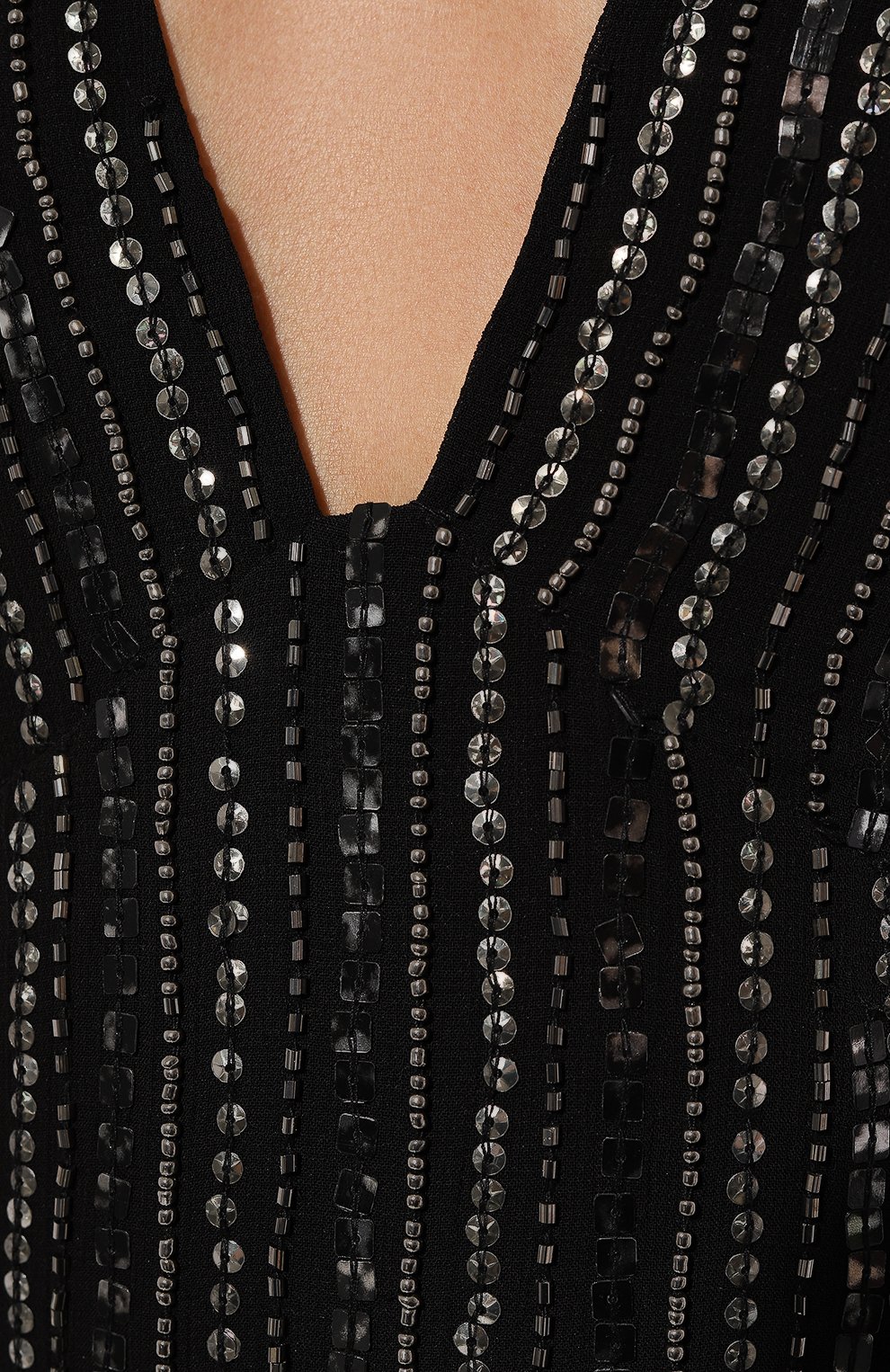 Платье с отделкой стразами и бисером PATRIZIA PEPE, арт. 8A1185_A309, фото 5