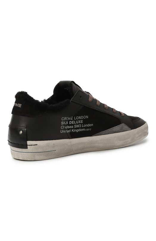 Кожаные кеды Sk8 Deluxe Crime London 11111AA8 Чёрный  11111AA8 Фото 5