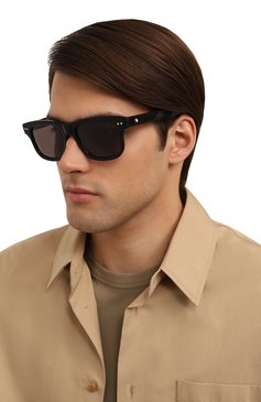 Мужские солнцезащитные очки MONTBLANC черного цвета, арт. MB0319S 001 | Фото 2 (Материал: Пластик; Нос: Не проставлено; Кросс-КТ: С/з-мужское; Тип очков: С/з; Региональные ограничения белый список (Axapta Mercury): Не проставлено; Оптика Гендер: оптика-мужское; Очки форма: Прямоугольные, Квадратные)