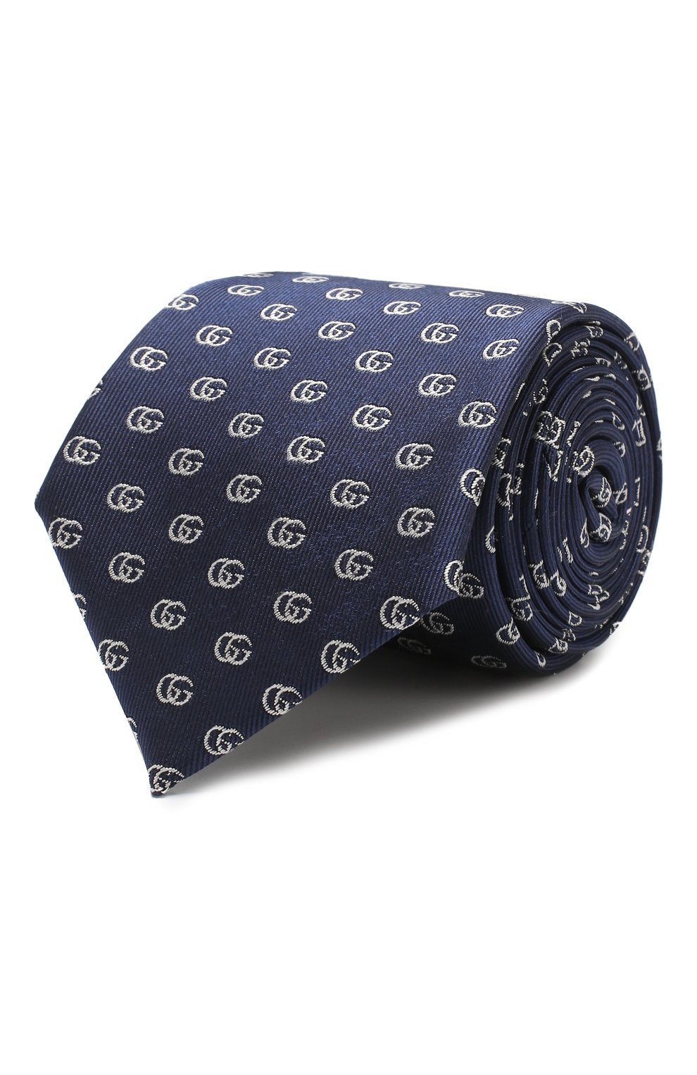 Шелковый галстук с принтом GUCCI, арт. 444421/4E002, фото 1