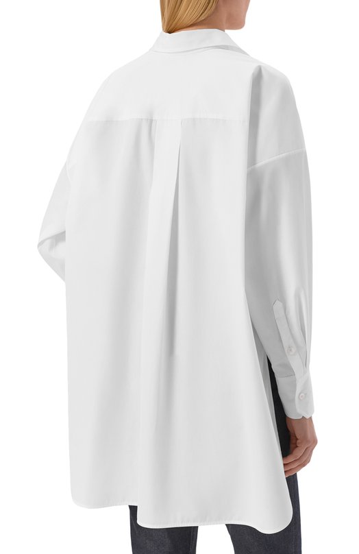 Хлопковая рубашка Kiton D52431H0614301 Белый  D52431H0614301 Фото 4