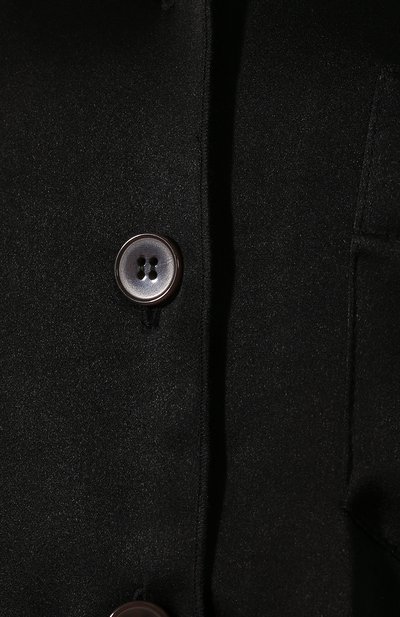 Блузка NANUSHKA черного цвета по цене 43500 руб., арт. NARAZ_BLACK_SLIP SATIN, фото 5 Блузка NANUSHKA, арт. NARAZ_BLACK_SLIP SATIN, фото 5