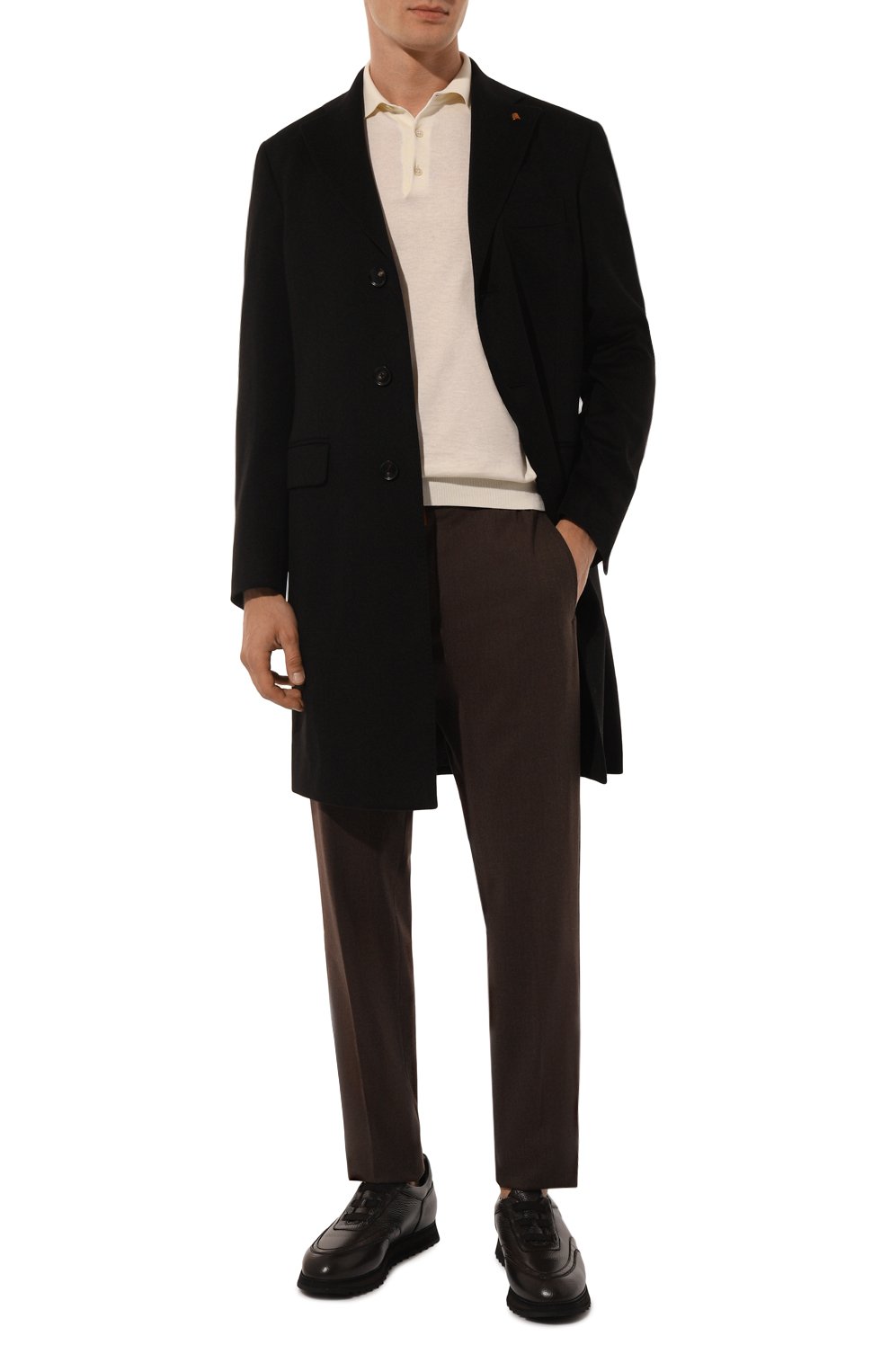 Кашемировое пальто SARTORIA LATORRE черного цвета по цене 184500 руб., арт. A0STA/UG074X, фото 2 Кашемировое пальто SARTORIA LATORRE, арт. A0STA/UG074X, фото 2