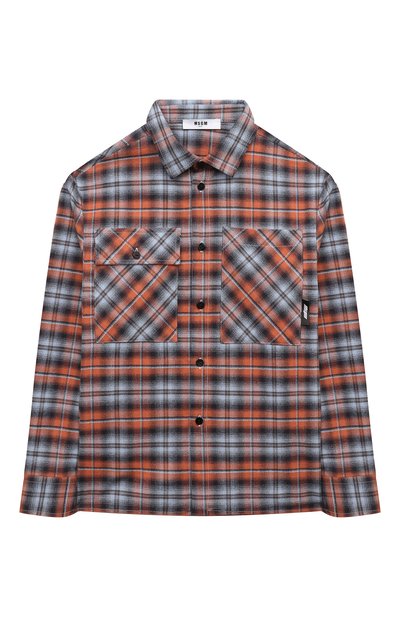 Хлопковая рубашка MSGM KIDS, арт. F4MSJBSI089