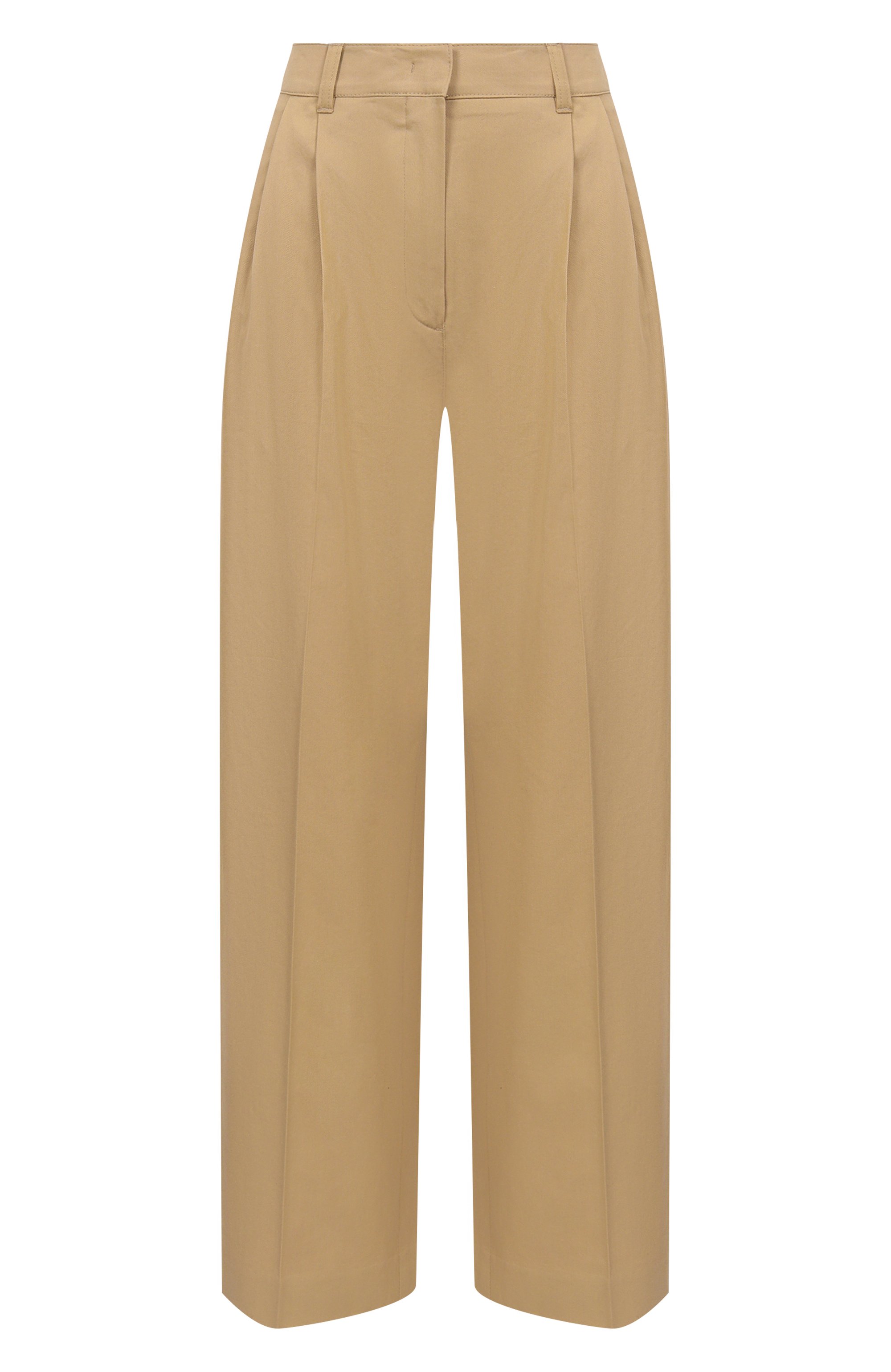 Брюки из хлопка и вискозы DUNST бежевого цвета по цене 15450 руб., арт. UDPA6A224I2, фото 1 Брюки из хлопка и вискозы DUNST, арт. UDPA6A224I2, фото 1