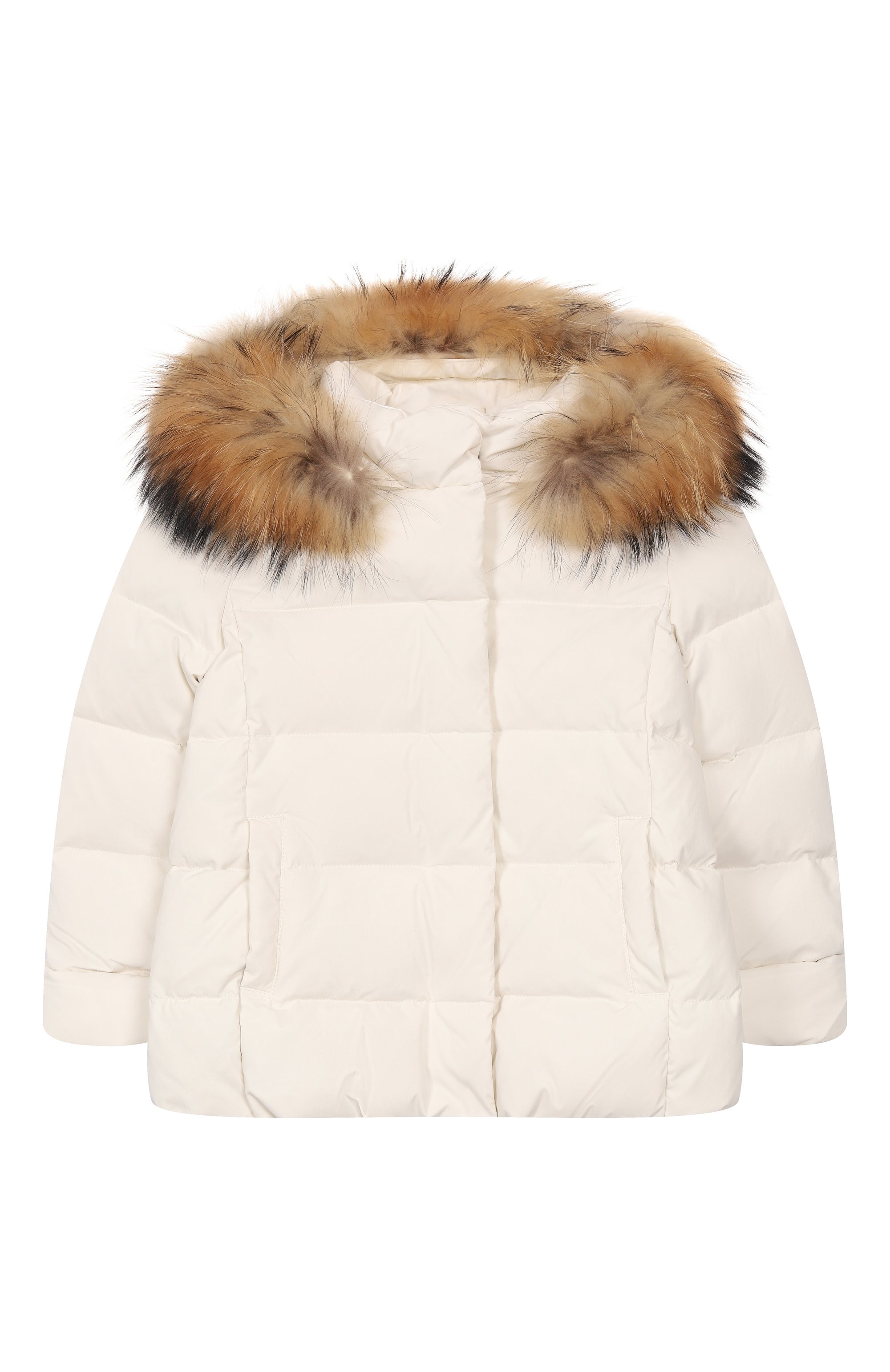 Пуховик с отделкой из енота IL GUFO, арт. A25GGM0007N0108/10-14, фото 1