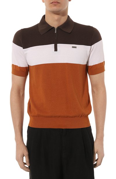 Поло из шелка и хлопка ZILLI, арт. KZP002M0142VH0L00, фото 3