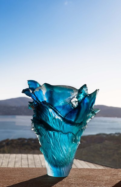 Ваза rays DAUM бирюзового цвета по цене 3960000 руб., арт. 05821, фото 3 Ваза rays DAUM, арт. 05821, фото 3