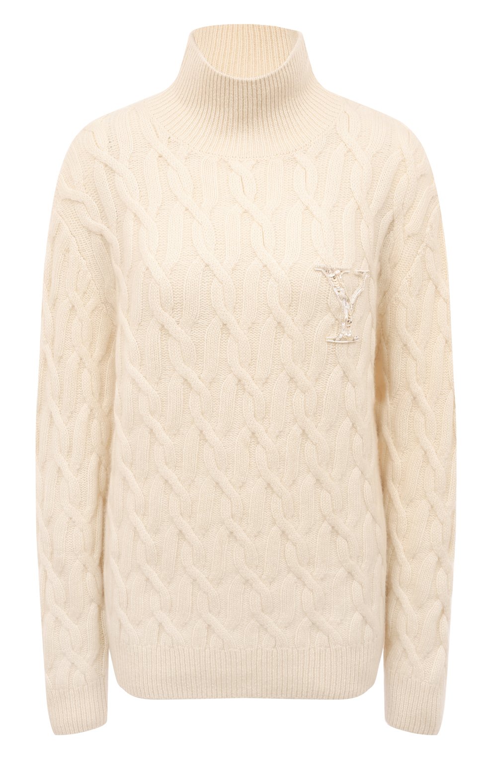 Шерстяной свитер YANINA кремового цвета по цене 113400 руб., арт. 0-2592/2, фото 1 Шерстяной свитер YANINA, арт. 0-2592/2, фото 1