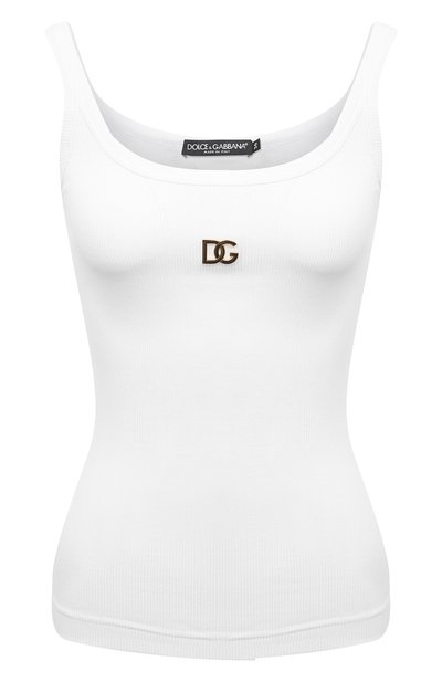 Женская хлопковая майка DOLCE & GABBANA, арт. F8K97Z/FU7AV