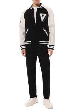 Комбинированный бомбер VALENTINO, арт. 2V3CIM17912 0NA, фото 2