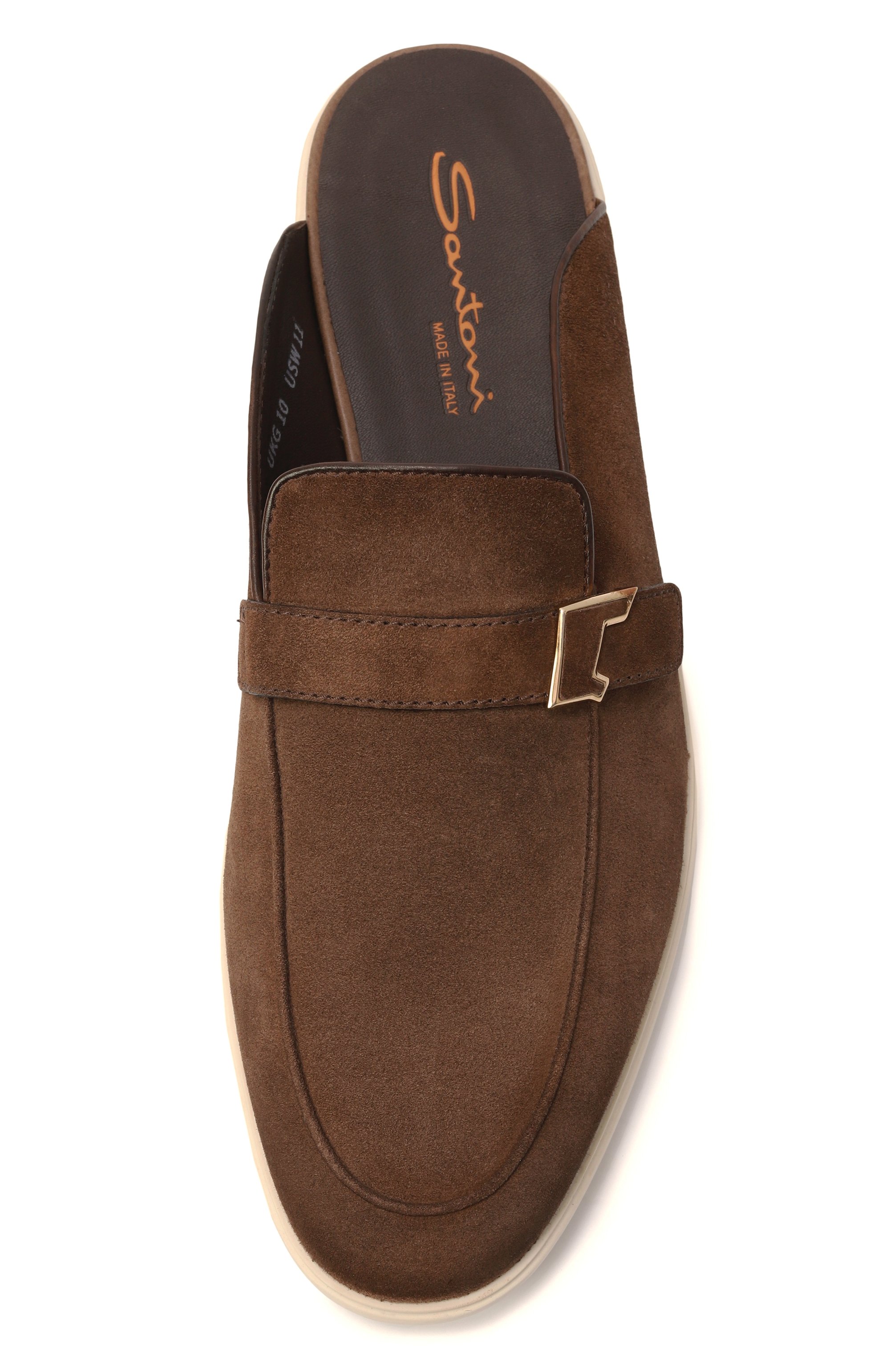 Замшевые сабо malibu SANTONI, арт. MGAG19007TICMEAA, фото 6