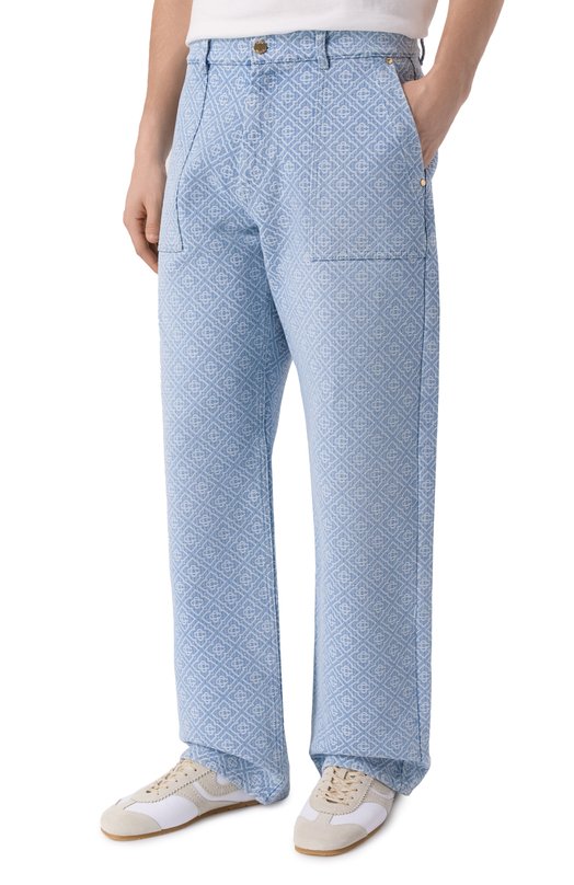 Джинсы Casablanca MPF25-TR-331-01 Голубой  MPF25-TR-331-01 Фото 3