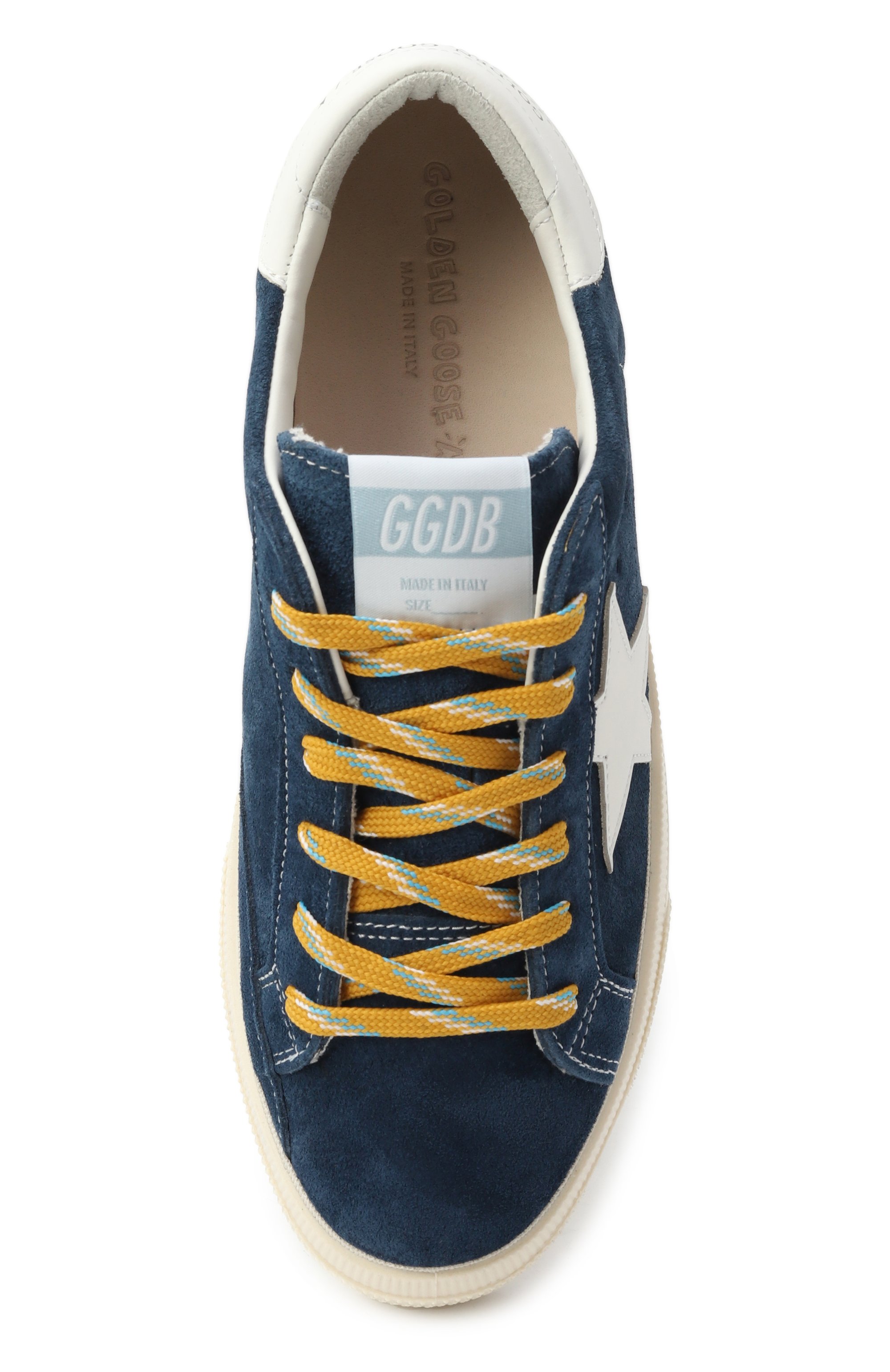 Замшевые кеды GOLDEN GOOSE DELUXE BRAND, арт. GTF00112.F007436, фото 4