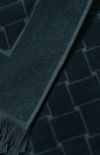 Хлопковое полотенце BOTTEGA VENETA синего цвета по цене 52000 руб., арт. 547883/3V106, фото 2 Хлопковое полотенце BOTTEGA VENETA, арт. 547883/3V106, фото 2