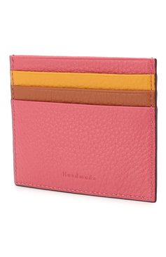 Женский кожаный футляр для кредитных карт COCCINELLE розового цвета, арт. E2 FW5 12 95 01 | Фото 2 (Материал: Натуральная кожа; Нос: Не проставлено; Материал сплава: Проставлено)