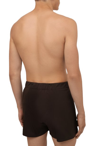 Хлопковые боксеры BRIONI коричневого цвета по цене 26050 руб., арт. N1B10L/08010, фото 3 Хлопковые боксеры BRIONI, арт. N1B10L/08010, фото 3