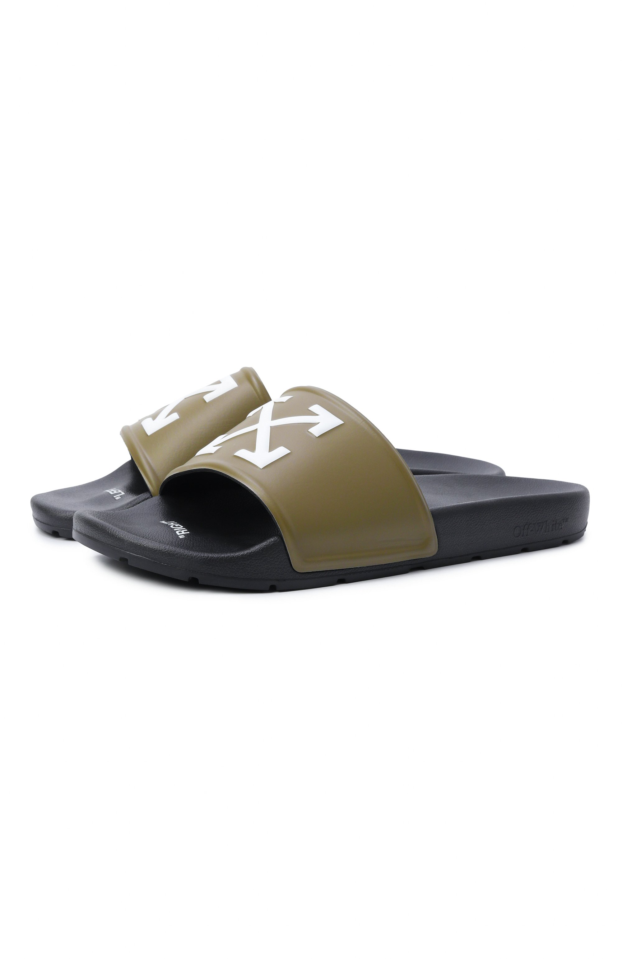 Шлепанцы bookish OFF-WHITE, арт. 0MIU003S26MAT001, фото 1