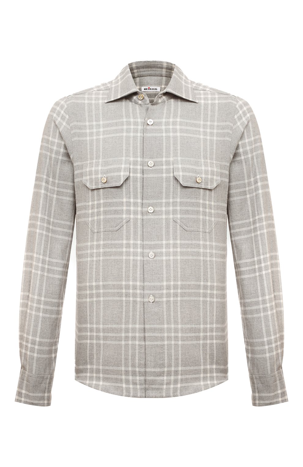 Хлопковая рубашка KITON, арт. UCWMH0864908, фото 1