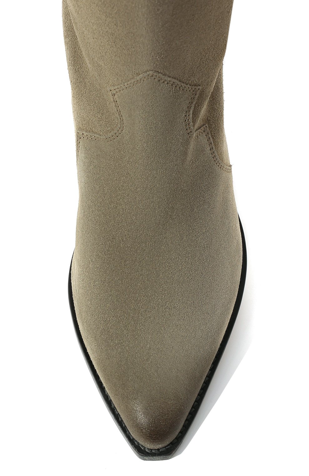 Замшевые сапоги ISABEL MARANT хаки цвета по цене 96800 руб., арт. DENVEE/BT0072-99M074S, фото 6 Замшевые сапоги ISABEL MARANT, арт. DENVEE/BT0072-99M074S, фото 6