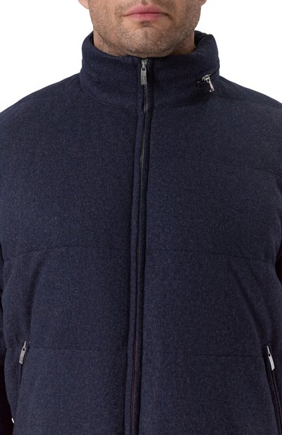 Кашемировый пуховик CORTIGIANI темно-синего цвета по цене 341500 руб., арт. 3AG607, фото 5 Кашемировый пуховик CORTIGIANI, арт. 3AG607, фото 5