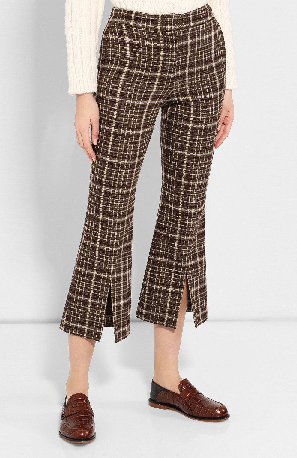 Брюки из смеси вискозы и шерсти ADAM LIPPES, арт. F19506DU, фото 3