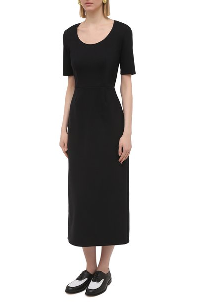 Платье THE ROW черного цвета по цене 97600 руб., арт. 5730K106, фото 3 Платье THE ROW, арт. 5730K106, фото 3