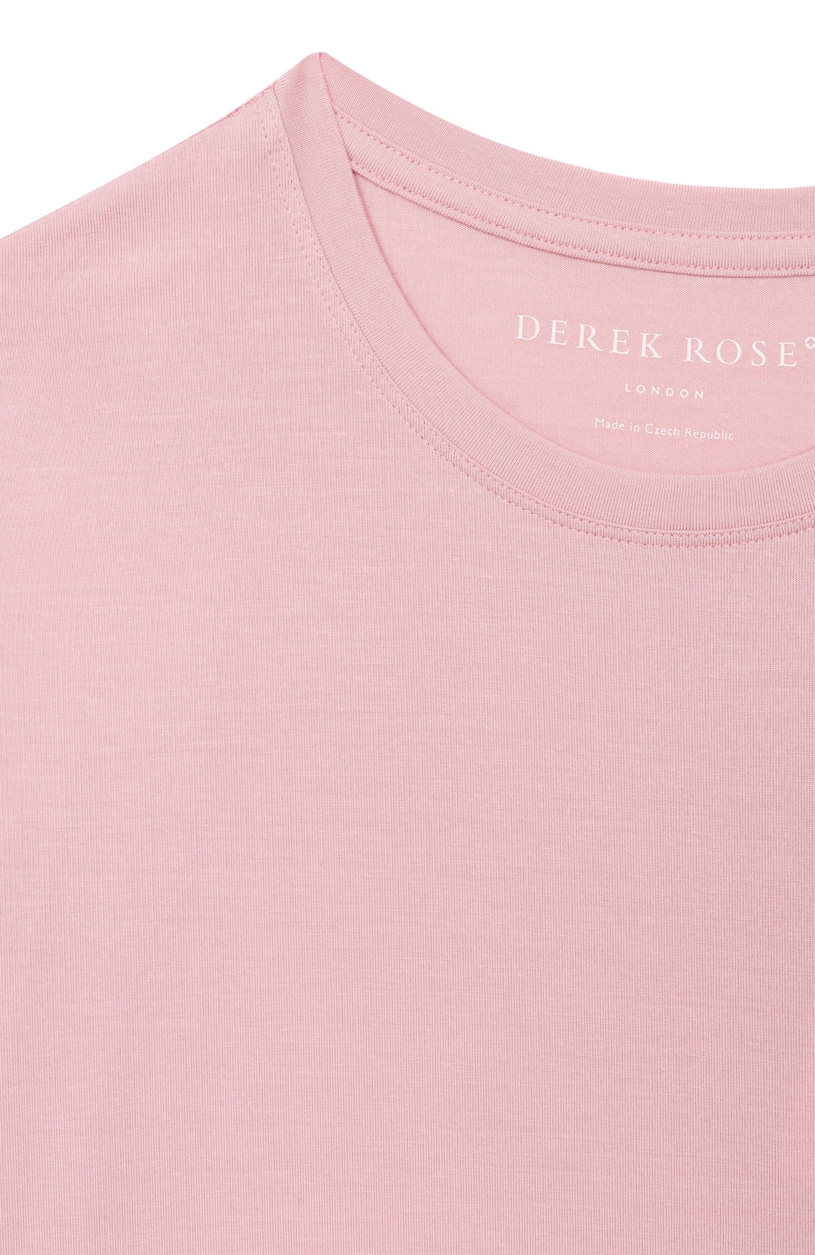 Пижама DEREK ROSE светло-розового цвета по цене 26650 руб., арт. 7252/BASE024, фото 6 Пижама DEREK ROSE, арт. 7252/BASE024, фото 6
