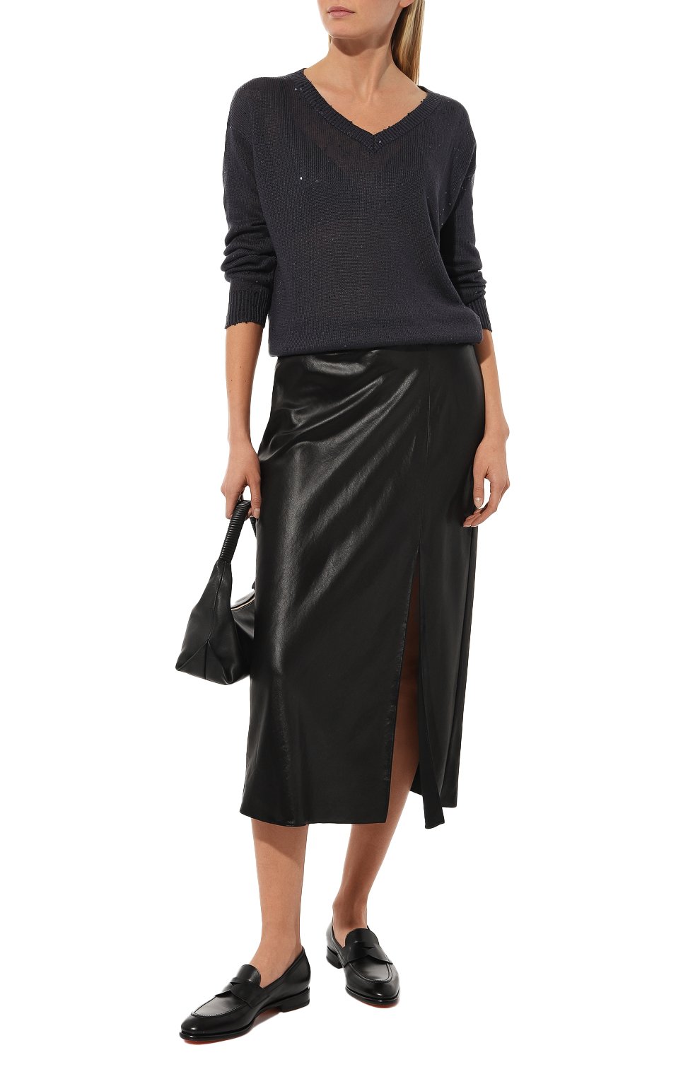 Пуловер изо льна и шелка BRUNELLO CUCINELLI, арт. M1000B1033, фото 2