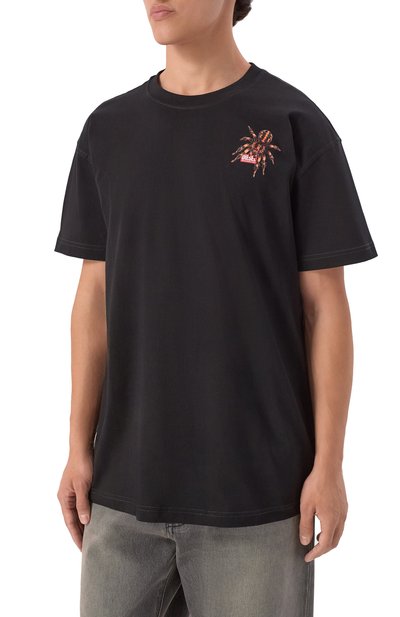 Хлопковая футболка DIESEL, арт. A19662/0QIAM, фото 3