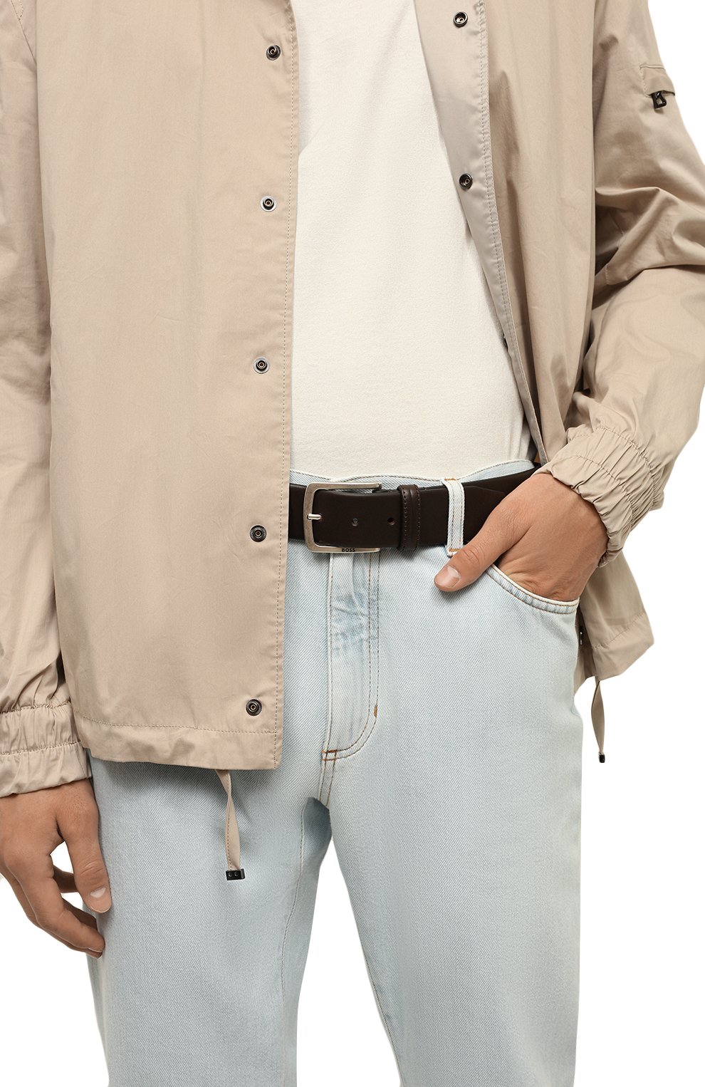 Кожаный ремень BOSS, арт. 50471298, фото 2