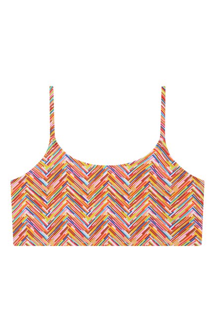 Детского раздельный купальник MISSONI разноцветного цвета, арт. MWCA19/Z2889/6-10 | Фото 2 (Материал сплава: Проставлено; Нос: Не проставлено)