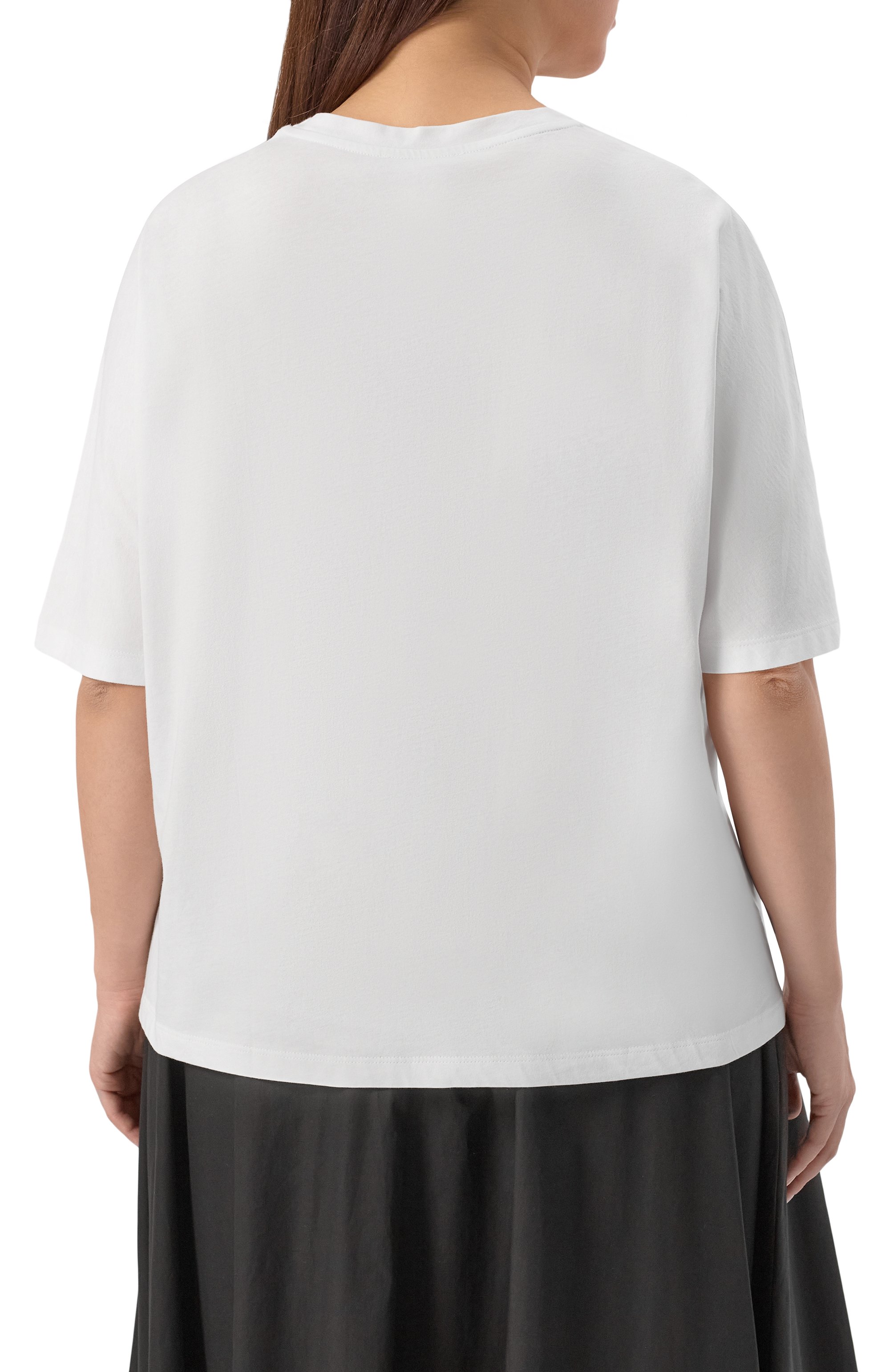 Хлопковая футболка MARINA RINALDI, арт. P0MP0SA, фото 4