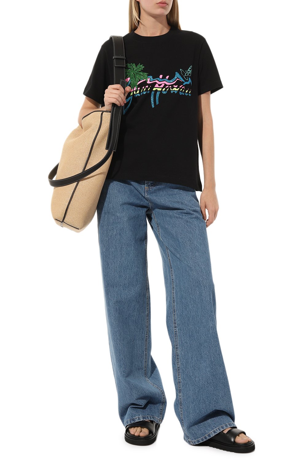 Хлопковая футболка GUCCI, арт. 580762 XJCRA, фото 2