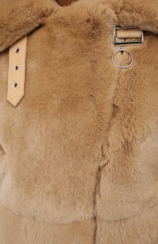 Шуба из меха кролика Sprung Коричневый, фото 5