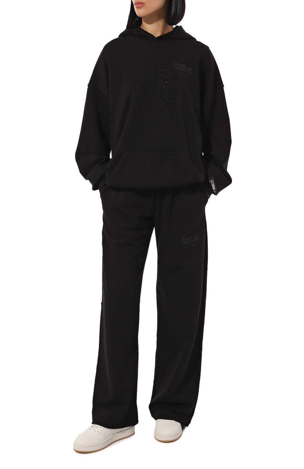 Хлопковое худи COMME DES FUCKDOWN, арт. CFABW01184, фото 2
