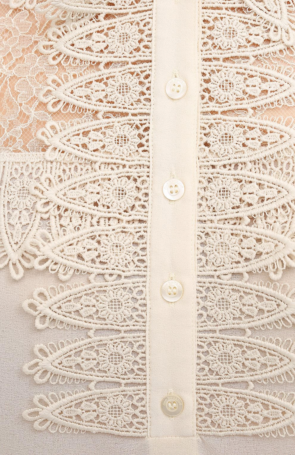 Блузка SEE BY CHLOÉ белого цвета по цене 29200 руб., арт. CHS20WHT05013, фото 5 Блузка SEE BY CHLOÉ, арт. CHS20WHT05013, фото 5