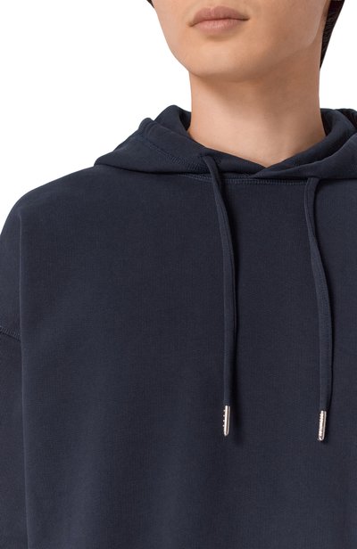 Хлопковое худи DSQUARED2 темно-синего цвета по цене 59350 руб., арт. S71GU0768/D25028, фото 5 Хлопковое худи DSQUARED2, арт. S71GU0768/D25028, фото 5