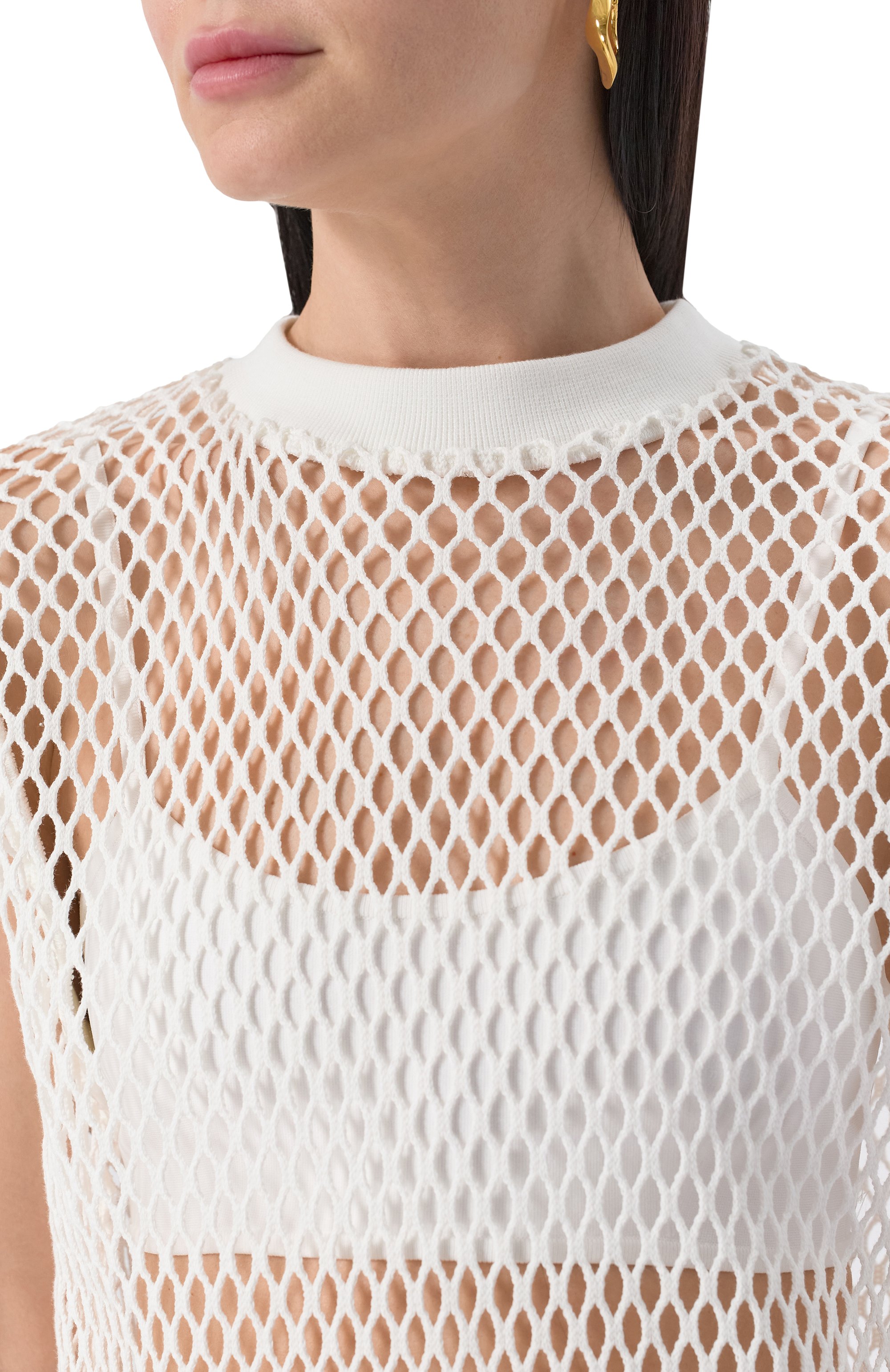 Хлопковый топ MSGM, арт. 3842MDT85 257323/257323, фото 5