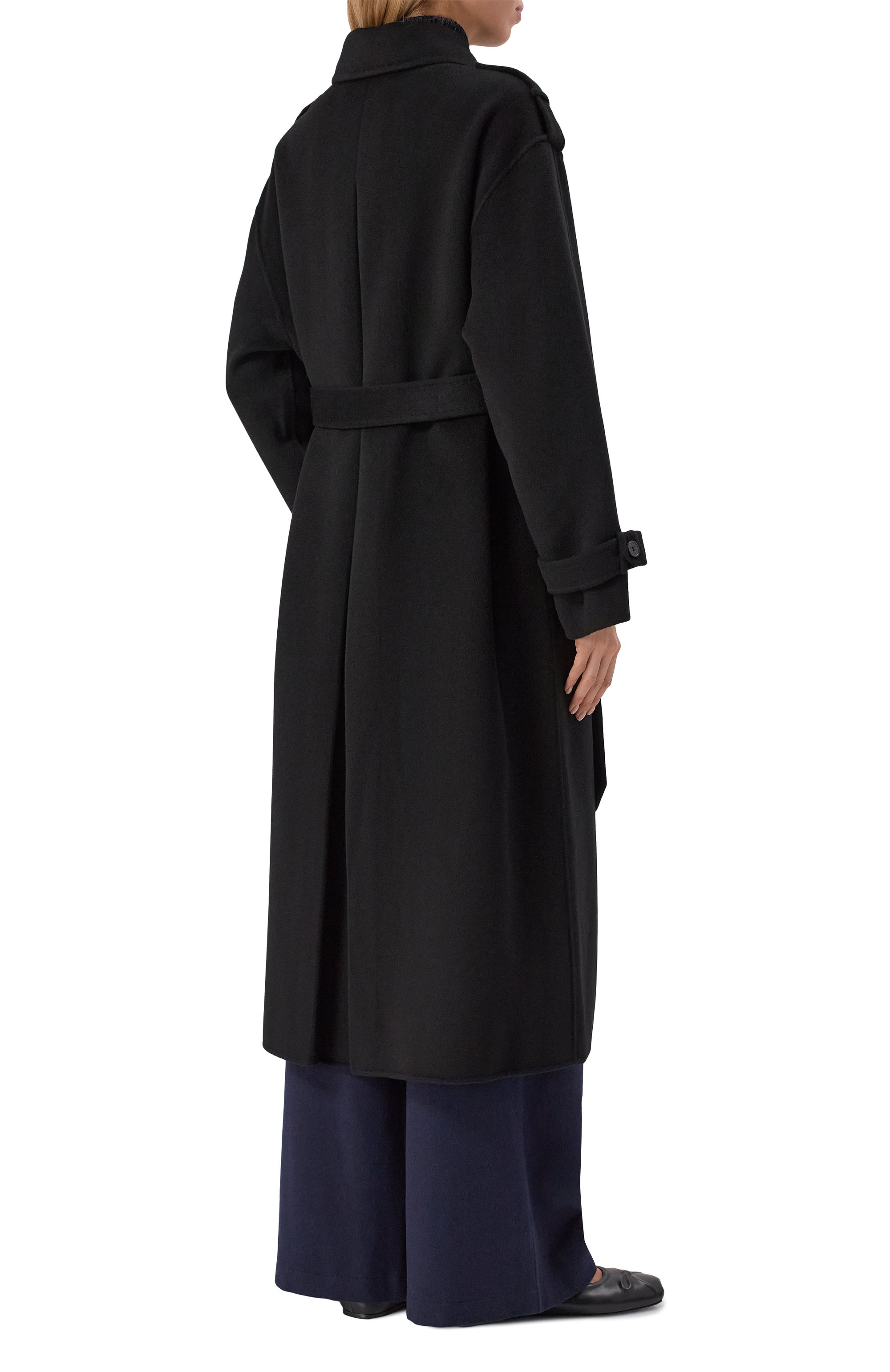 Кашемировое пальто 12 STOREEZ черного цвета по цене 180000 руб., арт. 133934, фото 4 Кашемировое пальто 12 STOREEZ, арт. 133934, фото 4