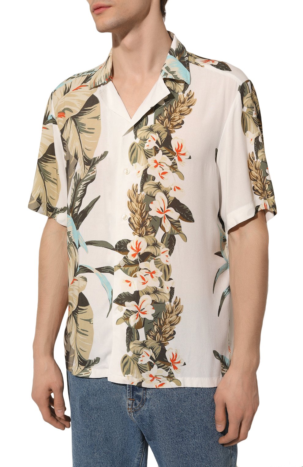 Рубашка из вискозы BOSS ORANGE, арт. 50489217, фото 3