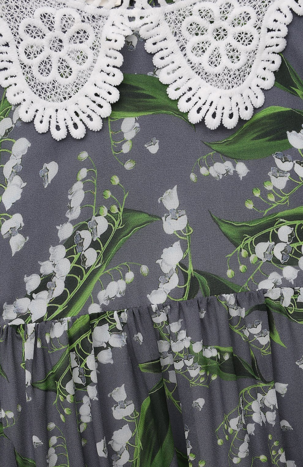 Платье primavera ZHANNA & ANNA серого цвета по цене 10000 руб., арт. ZAR01032021, фото 3 Платье primavera ZHANNA & ANNA, арт. ZAR01032021, фото 3