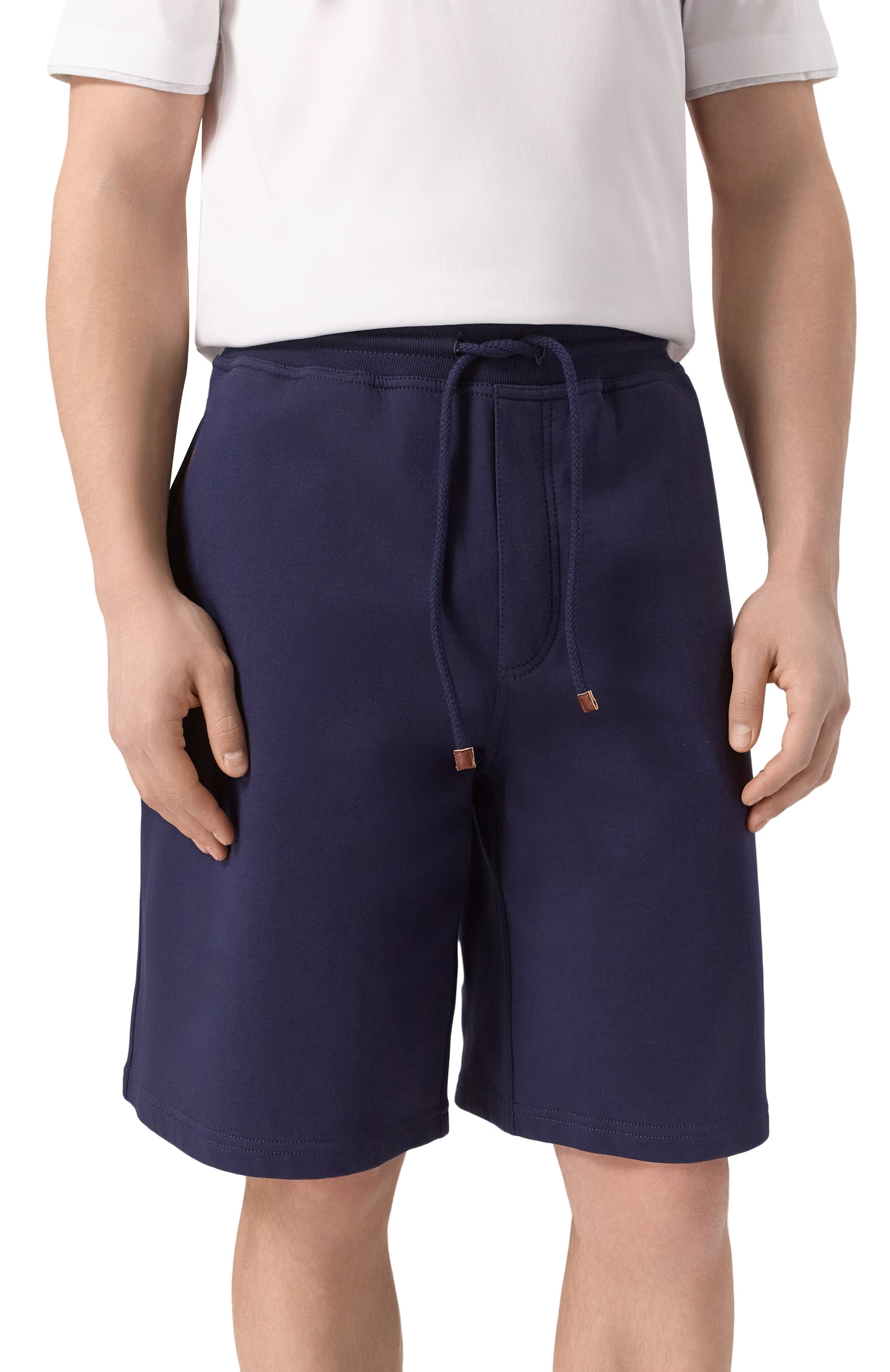 Хлопковые шорты BRUNELLO CUCINELLI, арт. MW8633318G, фото 3