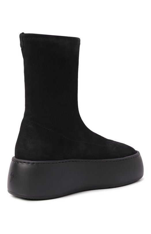 Замшевые полусапоги Giuseppe Zanotti Design RW50003 Чёрный  RW50003 Фото 5