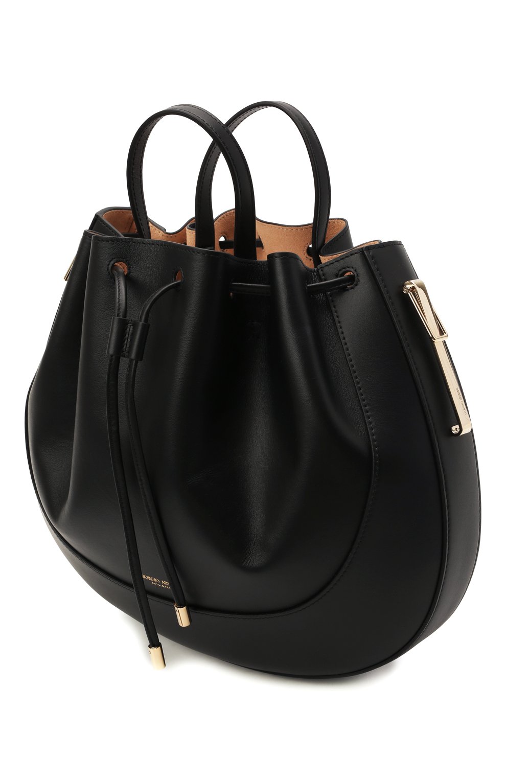 Сумка GIORGIO ARMANI черного цвета по цене 295500 руб., арт. Y1E185/YQQ4A, фото 4 Сумка GIORGIO ARMANI, арт. Y1E185/YQQ4A, фото 4