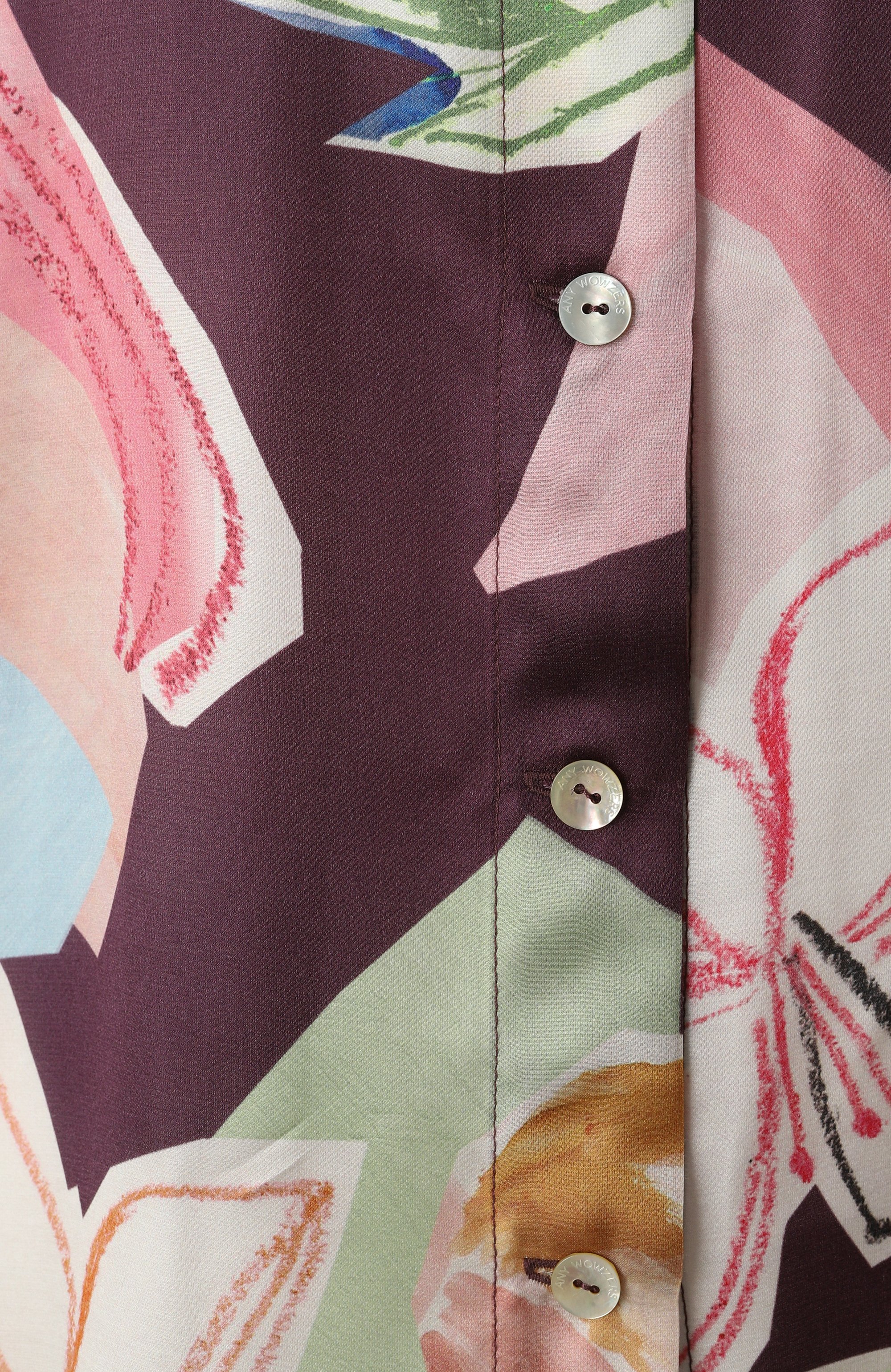 Пижама из хлопка и шелка ANY WOWZERS фиолетового цвета по цене 45000 руб., арт. BOWIE02P-LILPL, фото 8 Пижама из хлопка и шелка ANY WOWZERS, арт. BOWIE02P-LILPL, фото 8