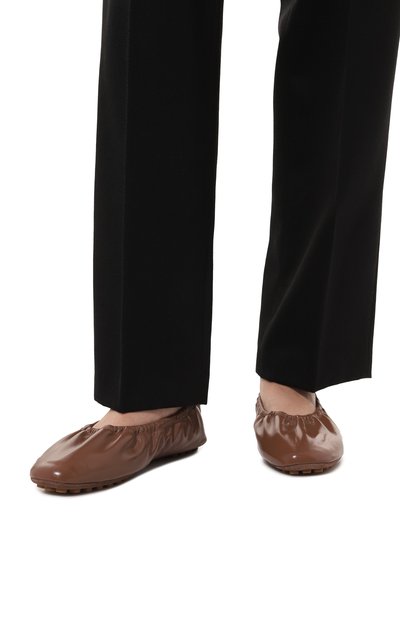 Кожаные балетки fendi filo FENDI, арт. 8F8534/NA7, фото 3