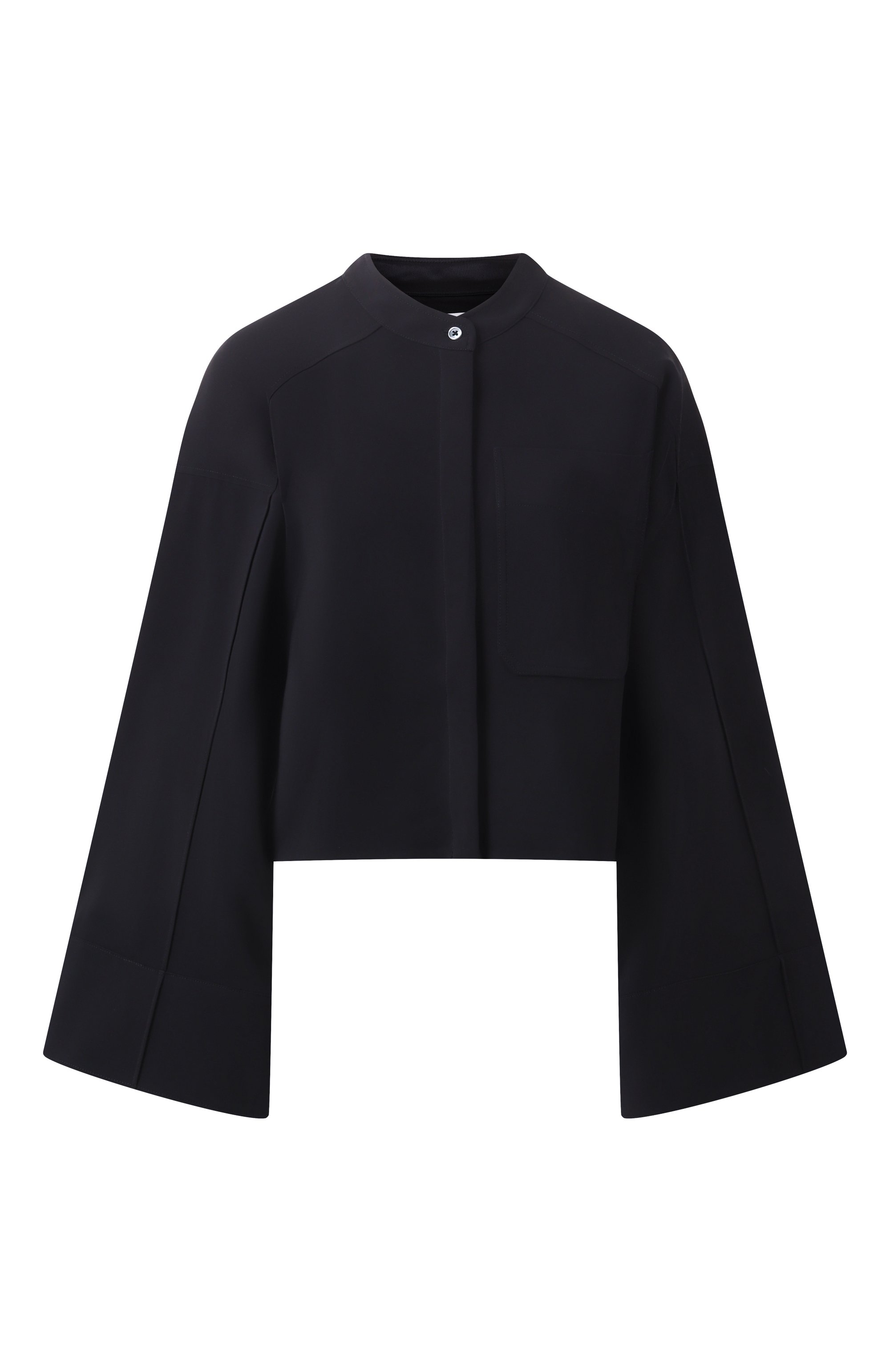 Блузка из вискозы CO черного цвета по цене 65900 руб., арт. 1461MBND-ESSN, фото 1 Блузка из вискозы CO, арт. 1461MBND-ESSN, фото 1