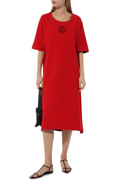 Платье из хлопка и льна MIDGARD PARIS, арт. V3-TS1402-RD, фото 2